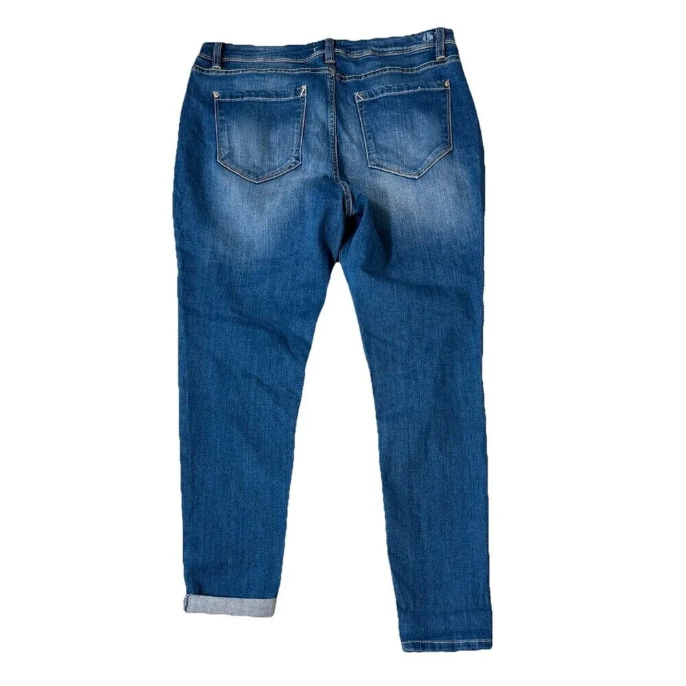 U2K Ankle Jeans Womens 10/30 Mid Rise  Stretch Denim Kensie Effortless